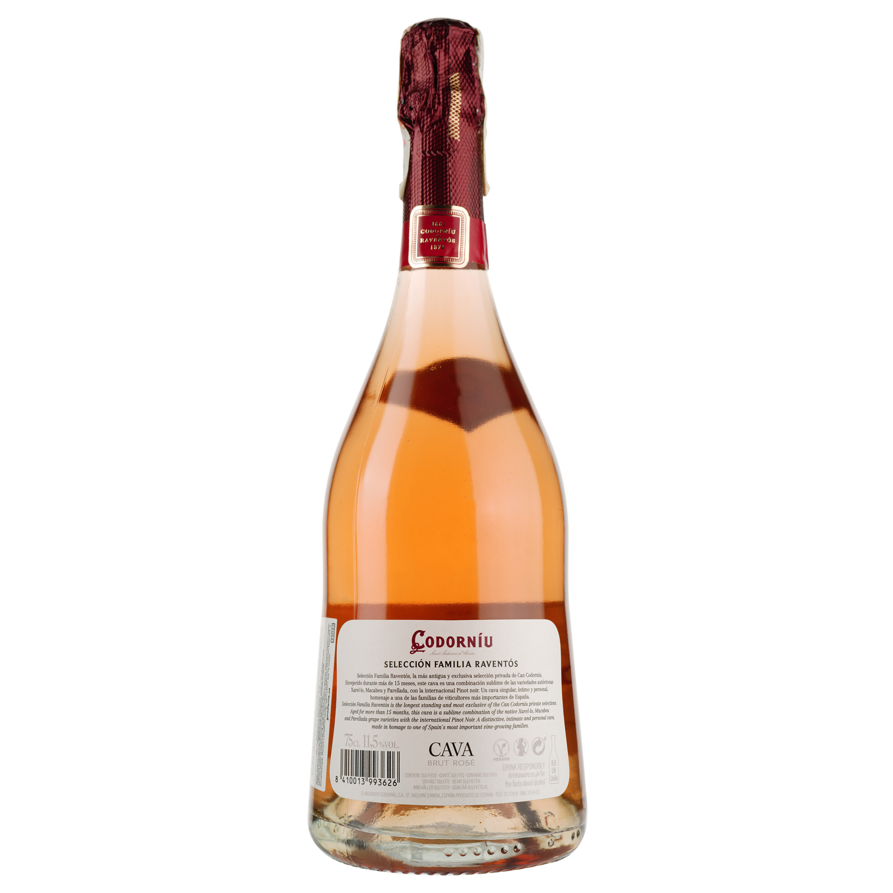 Игристое вино Codorniu Seleccion Raventos Brut, 12%, 0,75 л - фото 2