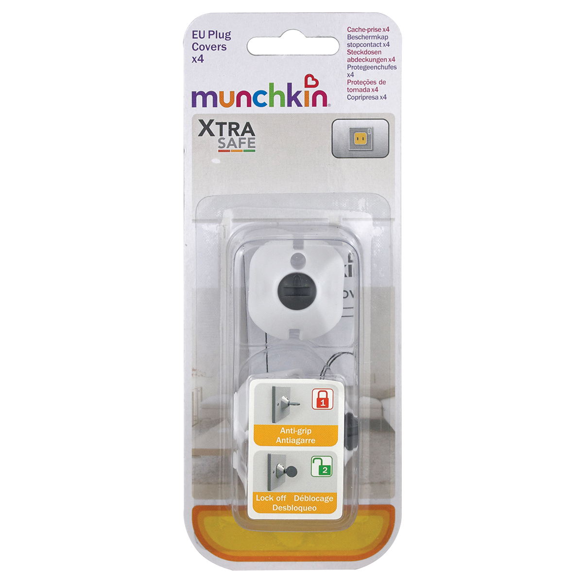 Протектори для євро розеток Munchkin XtraSafe, 4 шт. 4 шт. (012191) - фото 2