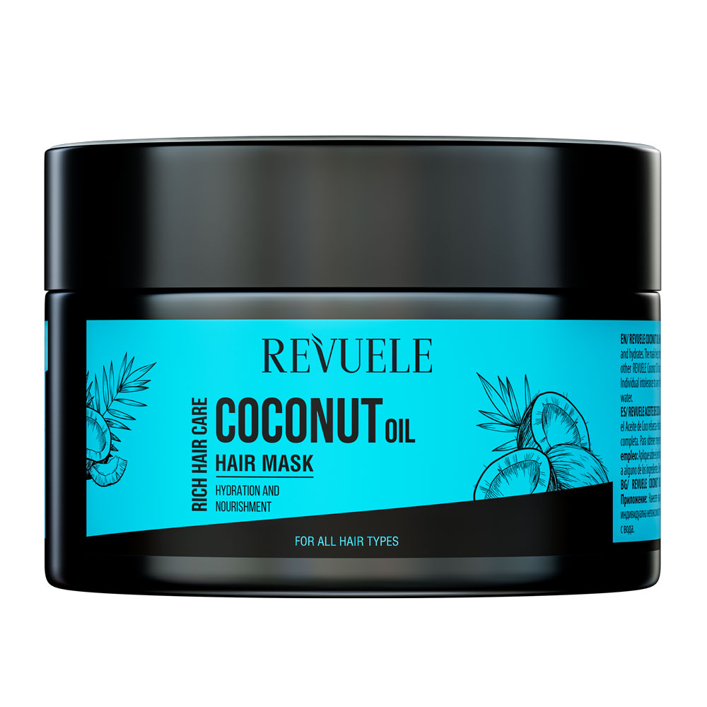 Маска для волосся Revuele з кокосовим маслом, 360 мл - фото 1