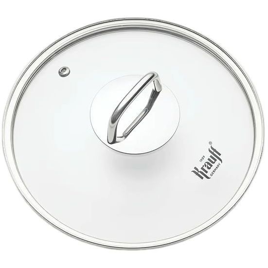 Photos - Cookware Lid Krauff Кришка скляна , 26 см, прозора  (29-305-037)