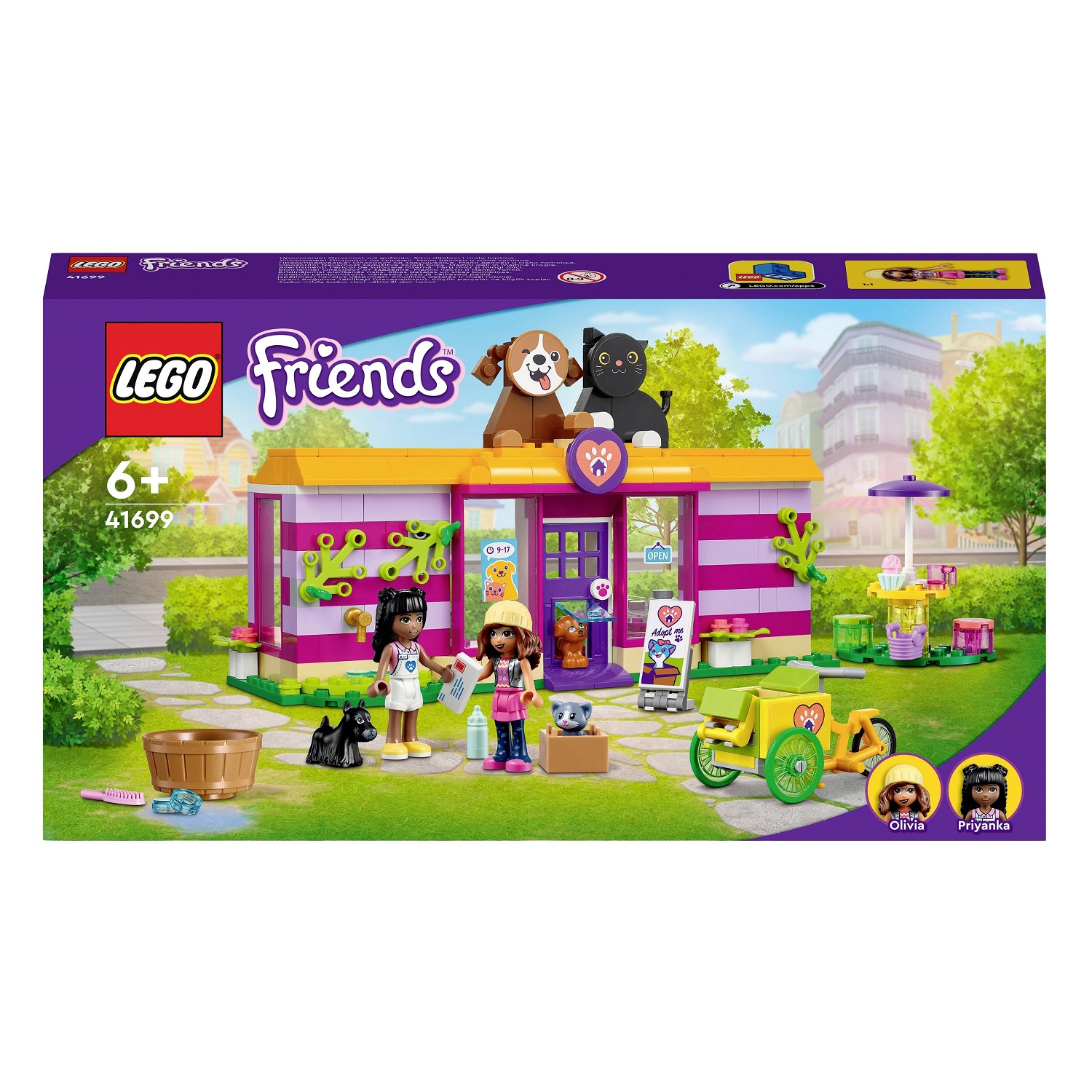 Конструктор LEGO Friends Кафе-приют для животных, 292 деталей (41699) - фото 1