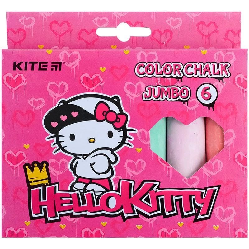Крейда кольорова Kite Hello Kitty Jumbo (HK21-073) - фото 1