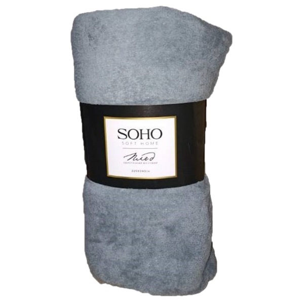 Текстиль для дома Soho Плед Gray, 220х240 см (1102К) - фото 1