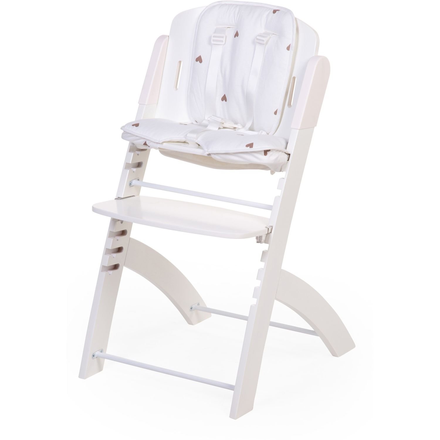 Подушка к стулу для кормления Childhome Evosit High Chair, белая (CCEVOSITJOH) - фото 3