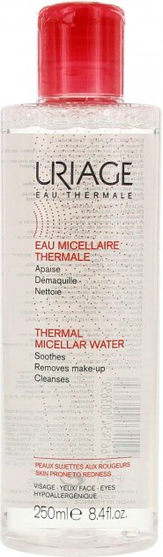 Термальная мицеллярная вода Uriage Thermal Micellar Water, для чувствительной кожи, 250 мл - фото 1