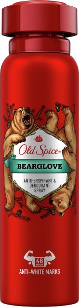 Аэрозольный дезодорант антиперспирант Old Spice Bearglove, 150 мл - фото 1