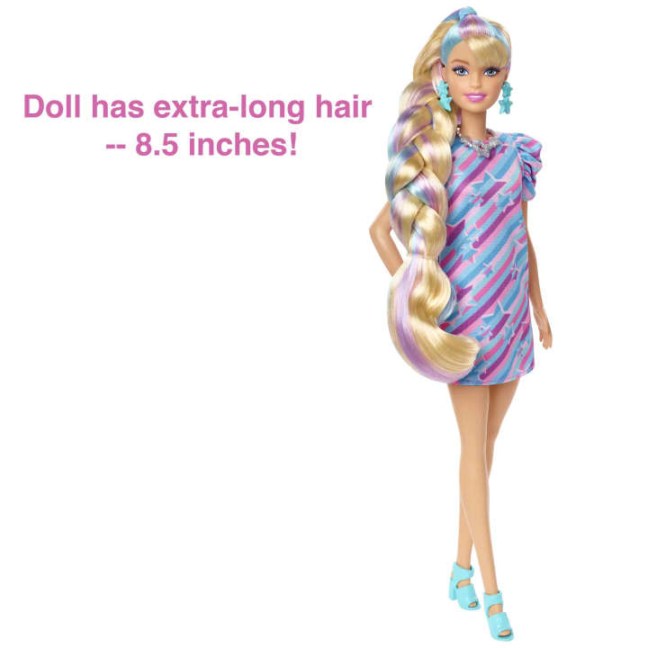 Лялька Barbie Totally Hair Зіркова красуня (HCM88) - фото 4
