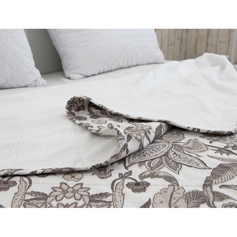 Одеяло махровое Руно Luxury, полуторное, бязь, 220х200 см, бежевое (322.02МУ_Luxury) - фото 7