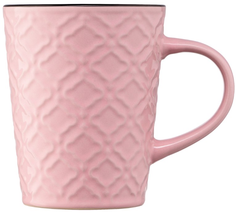 Чашка Ardesto Relief, 320 мл, розовый (AR3474P) - фото 3