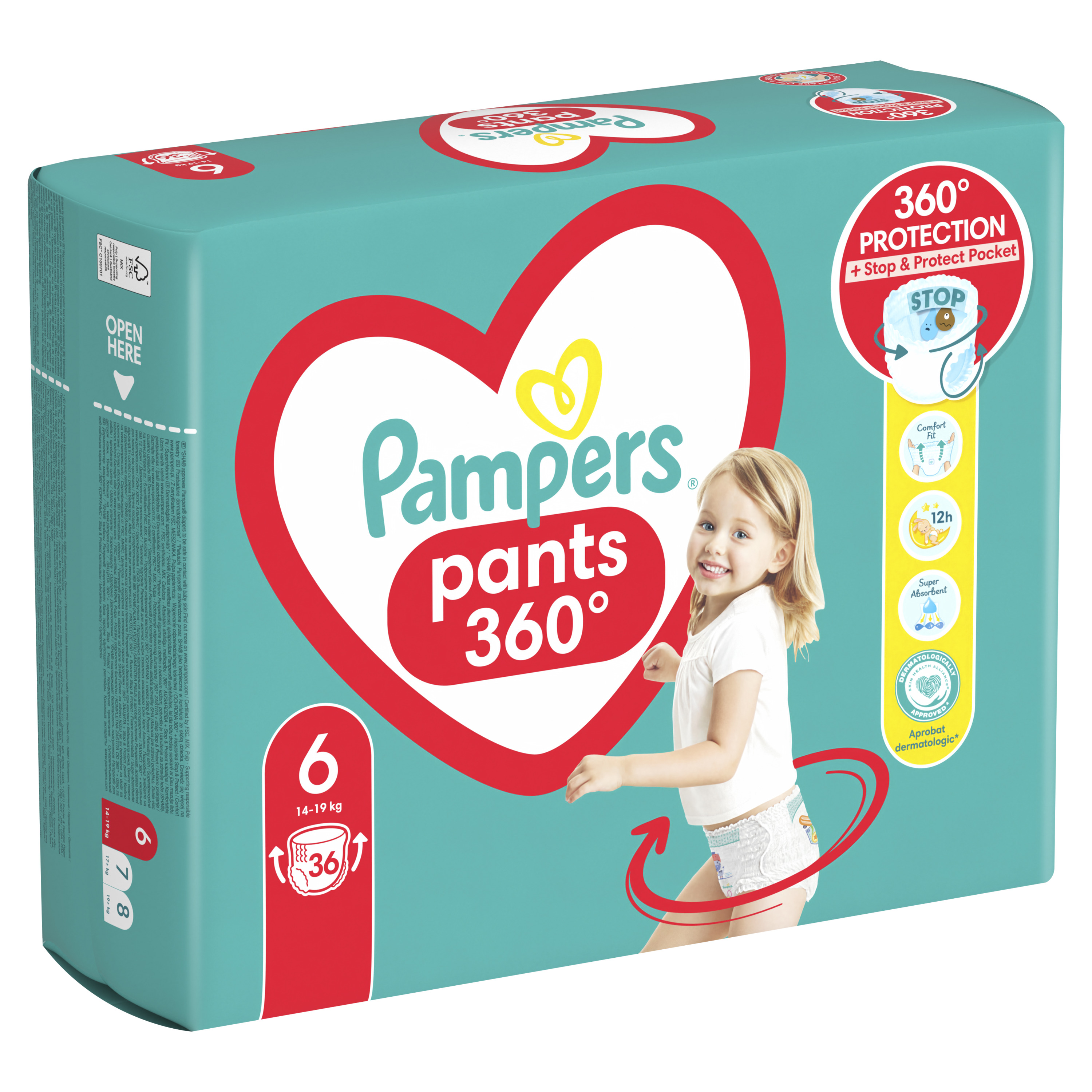 Підгузники-трусики Pampers Pants одноразові 6 (15+ кг) 36 шт. - фото 3