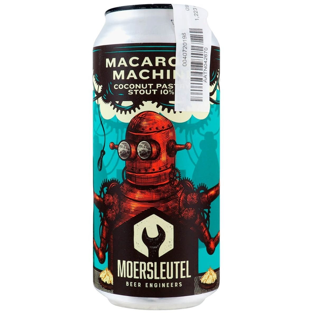 Пиво Moersleutel Macaroon Machine, темное, 10%, 0,44 л - фото 1
