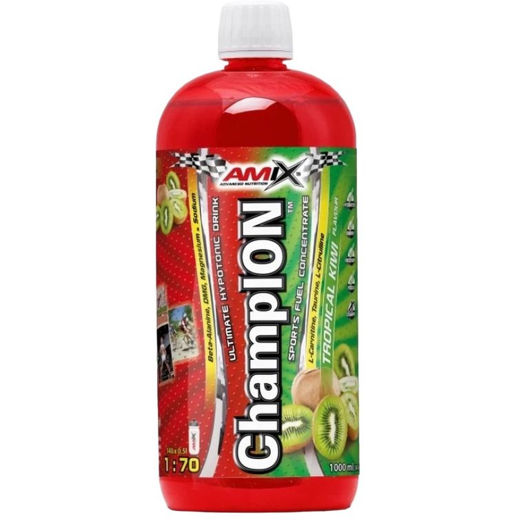 Изотоник с аминокислотами Amix ChampION Sports Fuel зеленое яблоко 1 л - фото 1