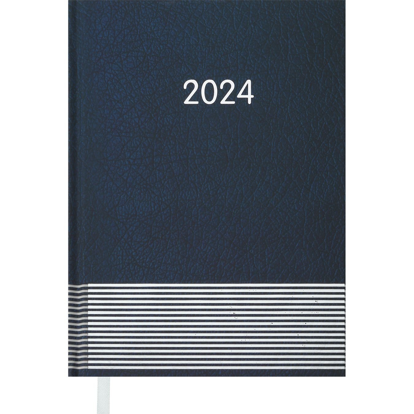 Ежедневник датированный Buromax Parallel 2024 A5 синий (BM.2107-02) - фото 1