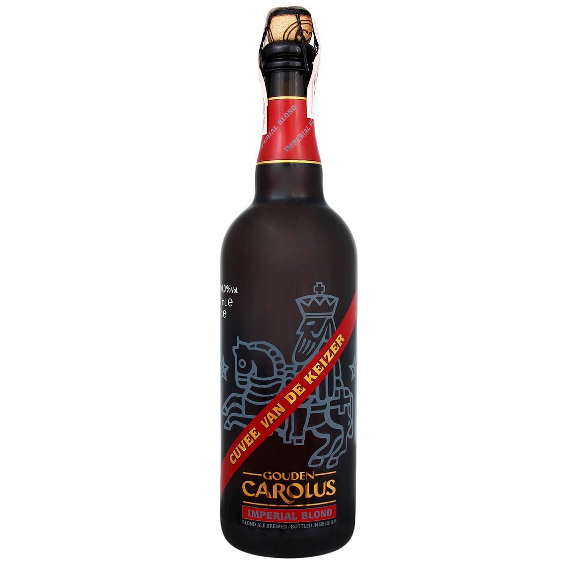 Пиво Cuvee van de Keizer Rood светлое фильтрованное, 10% 0,75 л (598144) - фото 1