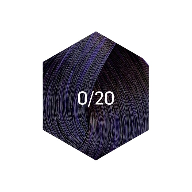 Коригувальна крем-фарба для волосся Lakme Collage Mix Tones, відтінок 0/20 (Фіолетовий), 60 мл - фото 2