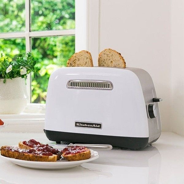 Тостер на 2 хлебца KitchenAid Classic 5KMT2115EWH белый (00000023681) - фото 6