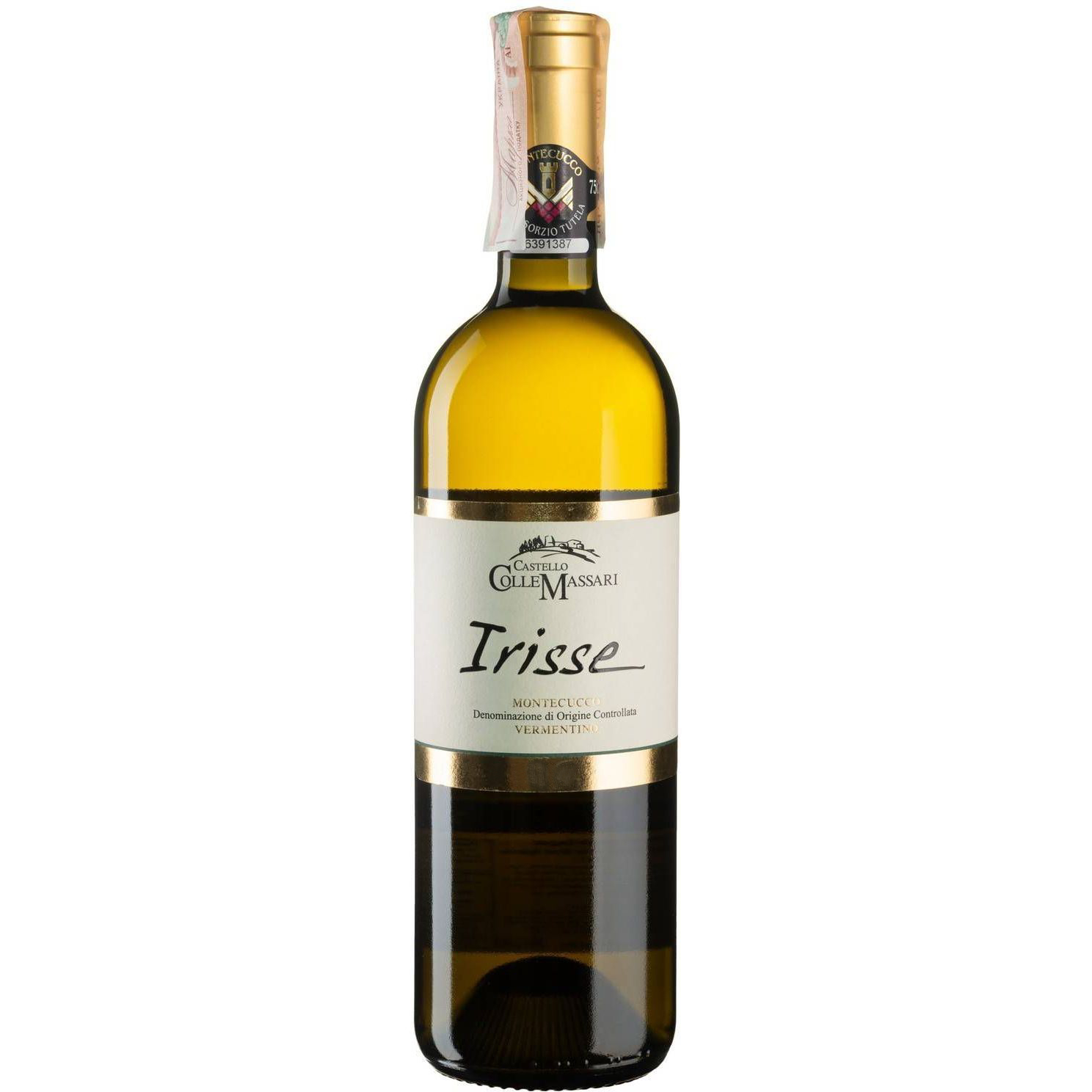 Вино ColleMassari Irisse, біле, сухе, 0,75 л - фото 1