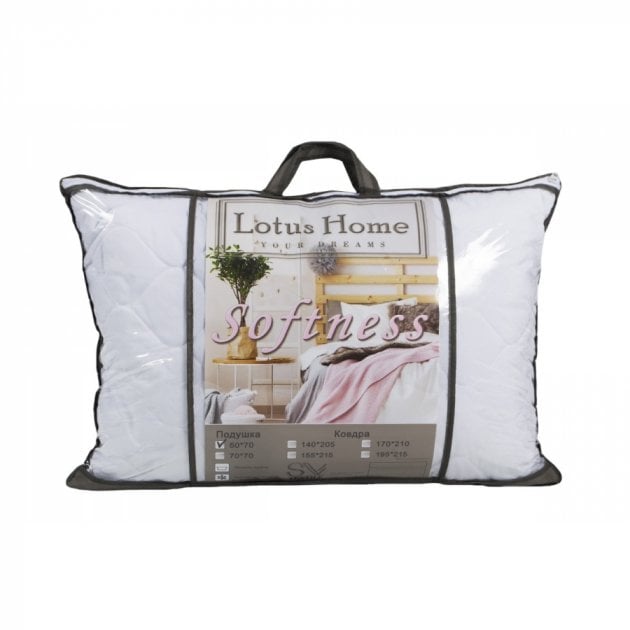 Подушка Lotus Softness Holly, 70х50 см, білий (svt-2000022220415) - фото 3