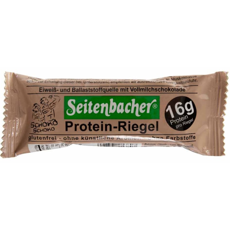 Батончик Seitenbacher протеїновий з шоколадом 60 г - фото 1