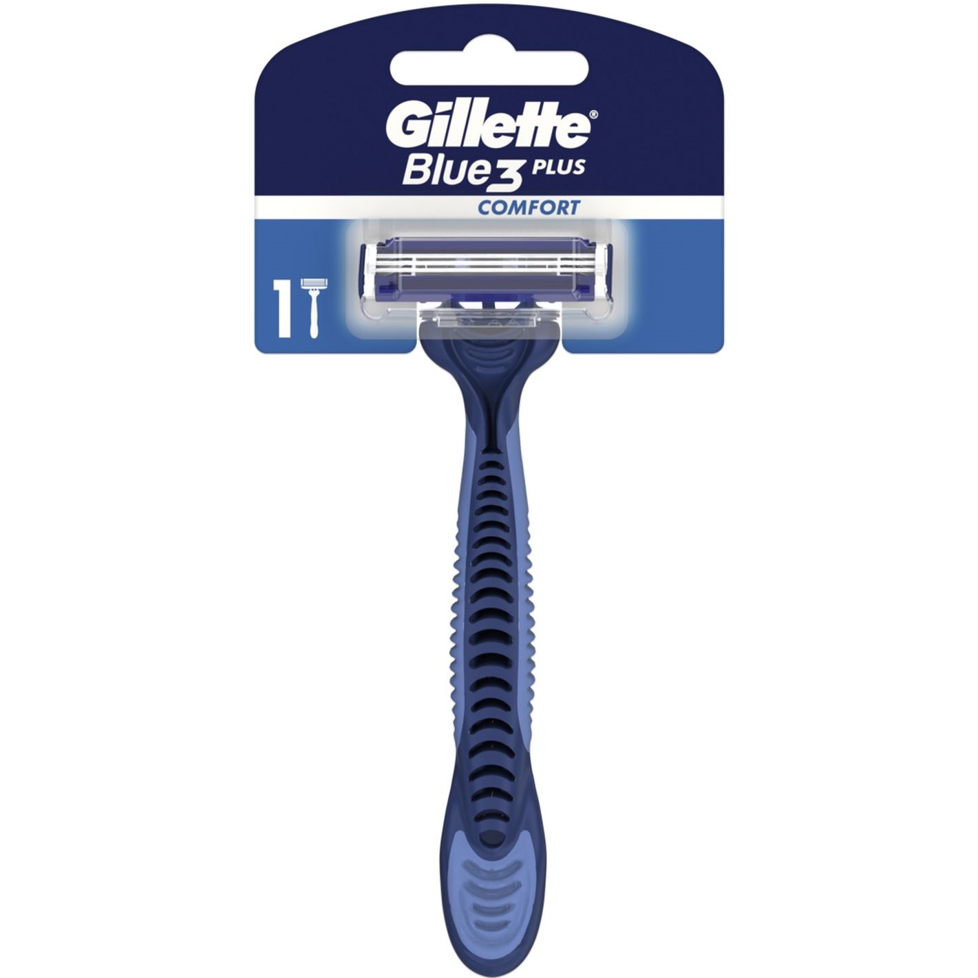 Одноразовий станок для гоління Gillette Blue 3 Plus Comfort 1 шт. - фото 1