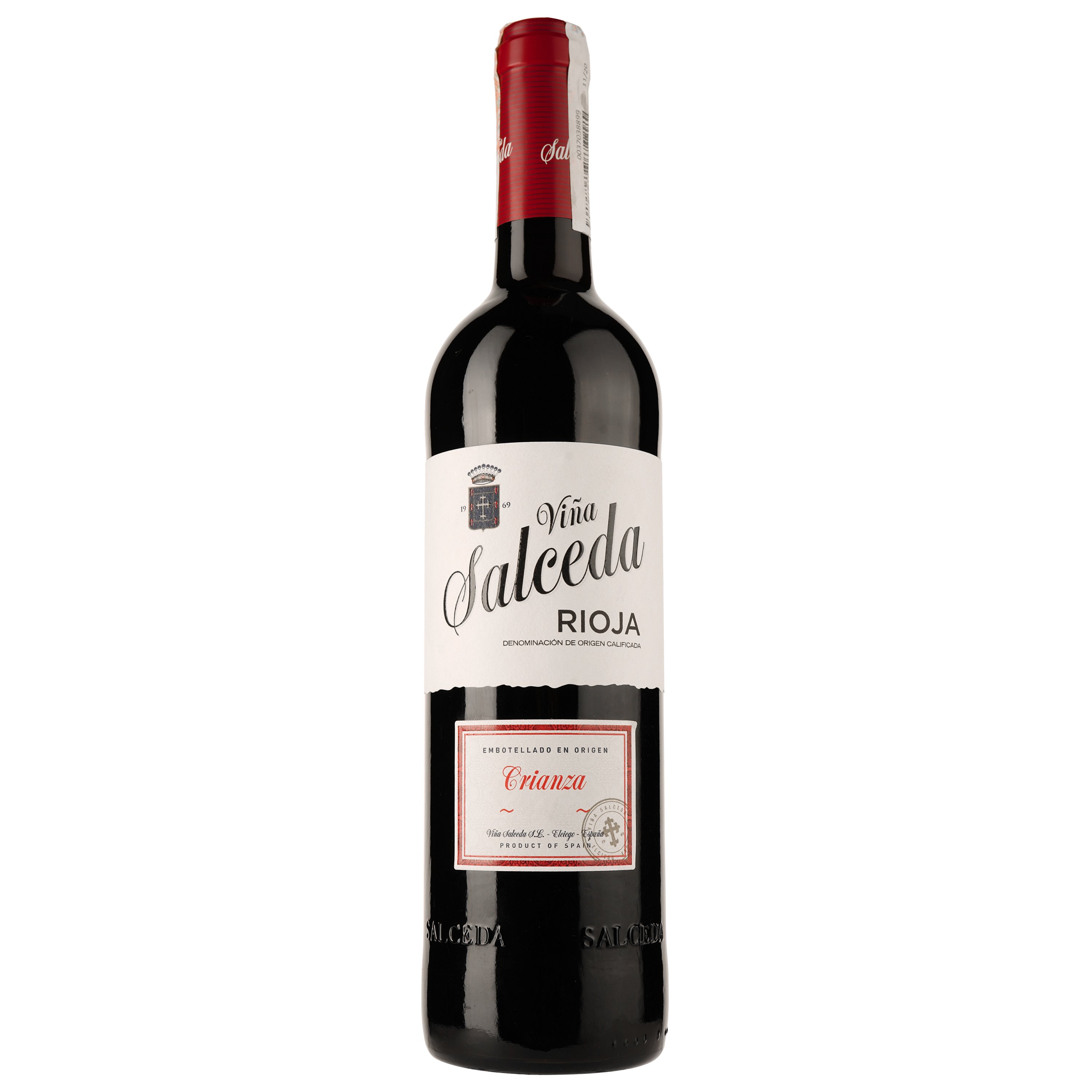 Вино Viña Salceda Salceda Crianza, красное, сухое, 0,75 л - фото 1