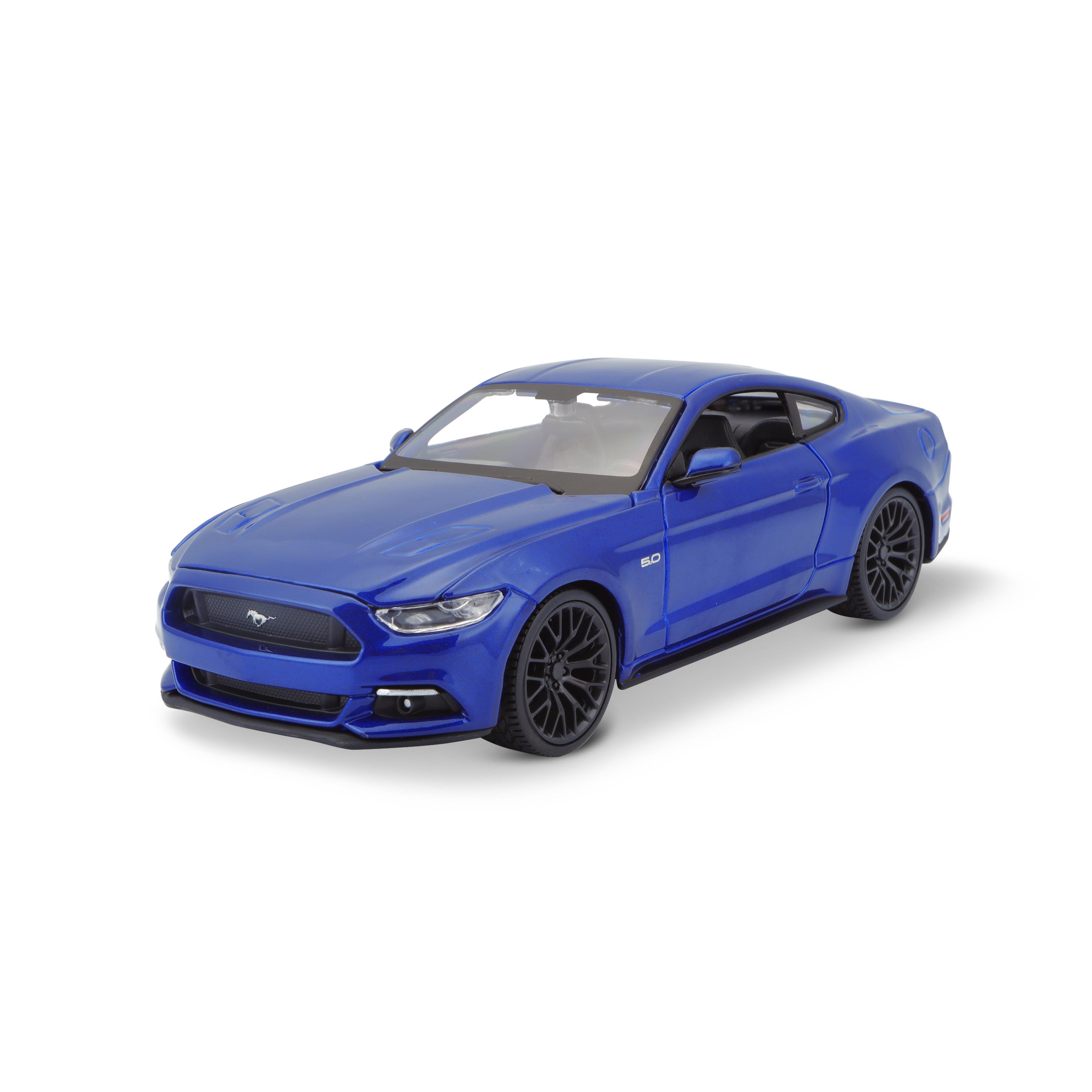Игровая автомодель Maisto Ford Mustang GT 2015, синий, 1:24 (31508 blue) - фото 1