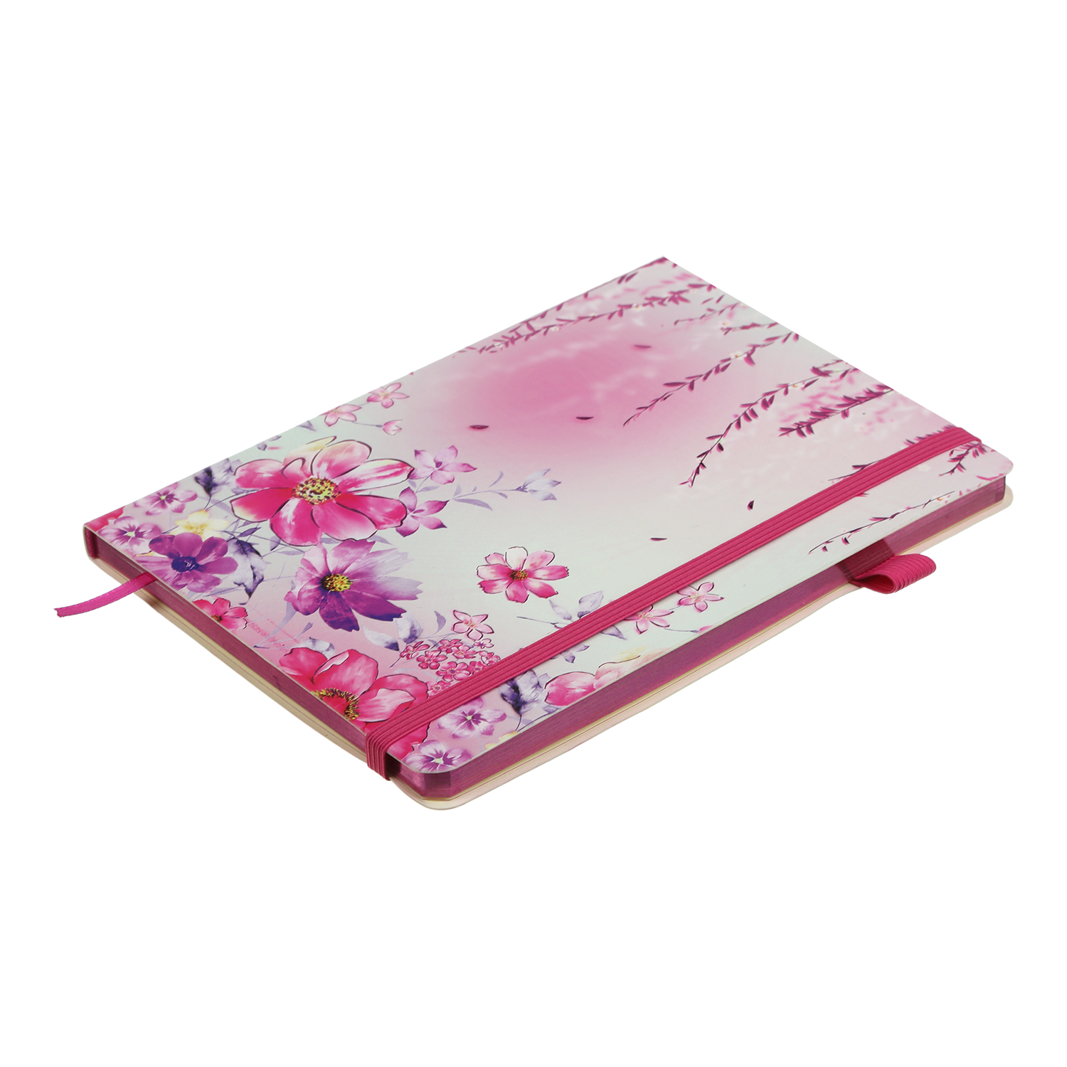 Блокнот деловой Buromax Cherie А5 96 л. в клеточку обложка искусственная кожа розовый (BM.295105-10) - фото 3