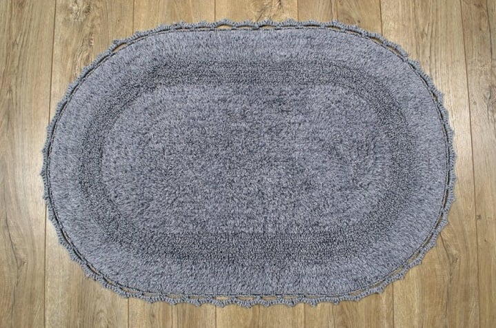 Набор ковриков Irya Vermont gri, 90х60 см и 60х40 см, серый (svt-2000022237895) - фото 2