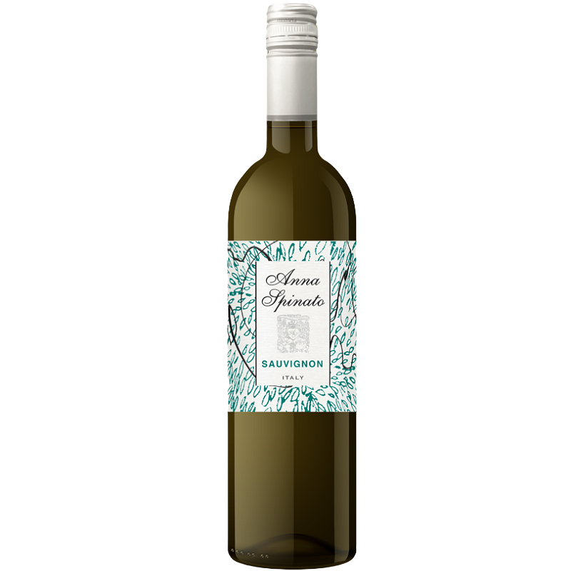 Вино Anna Spinato Sauvignon Doc Friuli Grave, біле, сухе, 0,75 л, 12,5% (687729) - фото 1