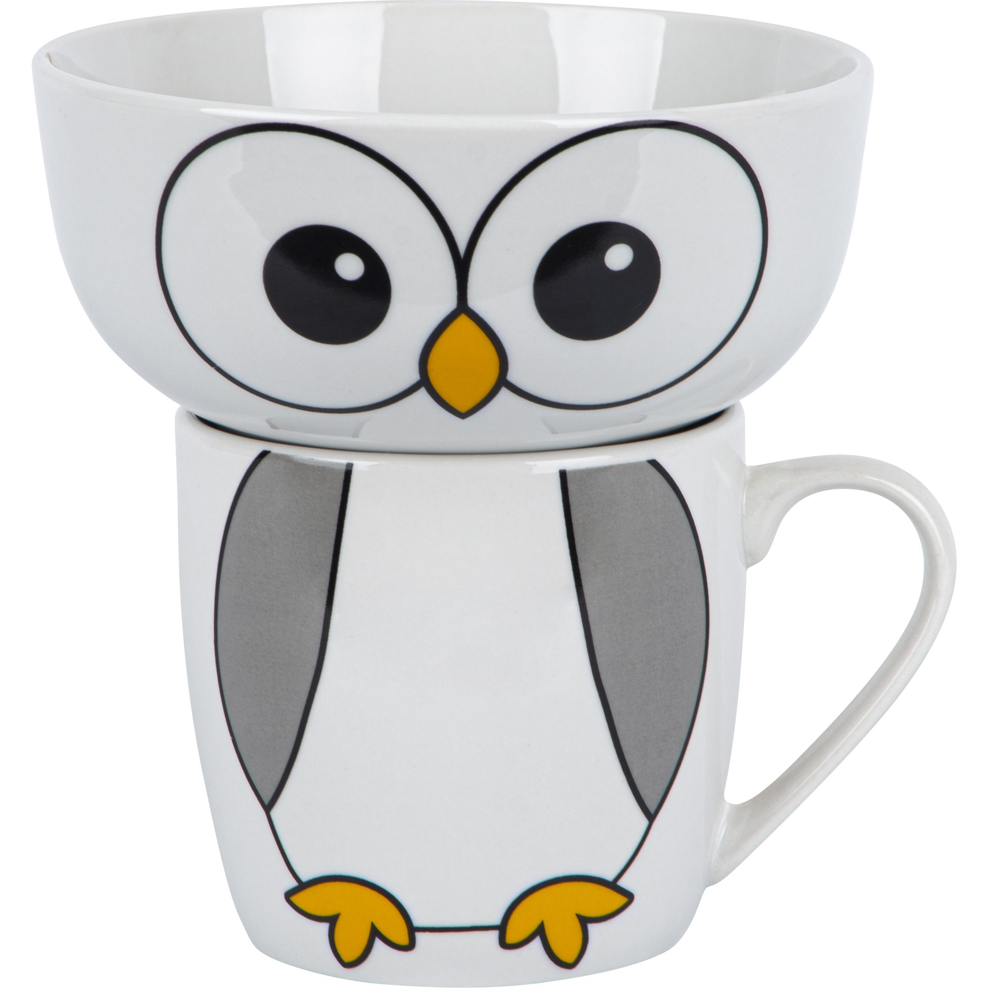 Набір дитячого посуду Limited Edition Happy Owl, різнокольоровий (YF6014) - фото 1