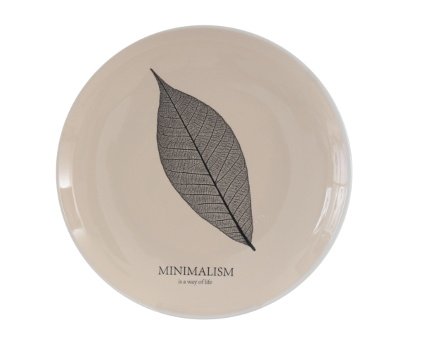 Тарілка десертна Limited Edition Minimalism, бежевий, 17,5 см (6583562) - фото 1