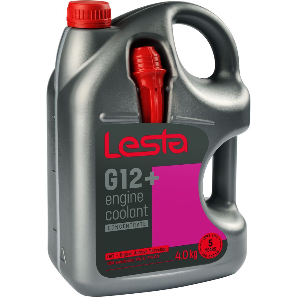 Антифриз Lesta G12 концентрат -37 °С 4 кг красный - фото 1