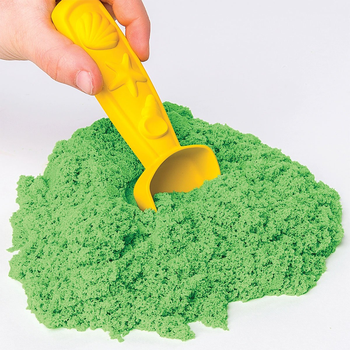 Набор песка для детского творчества Wacky-Tivities Kinetic Sand, зеленый, 454 г (71402G) - фото 4
