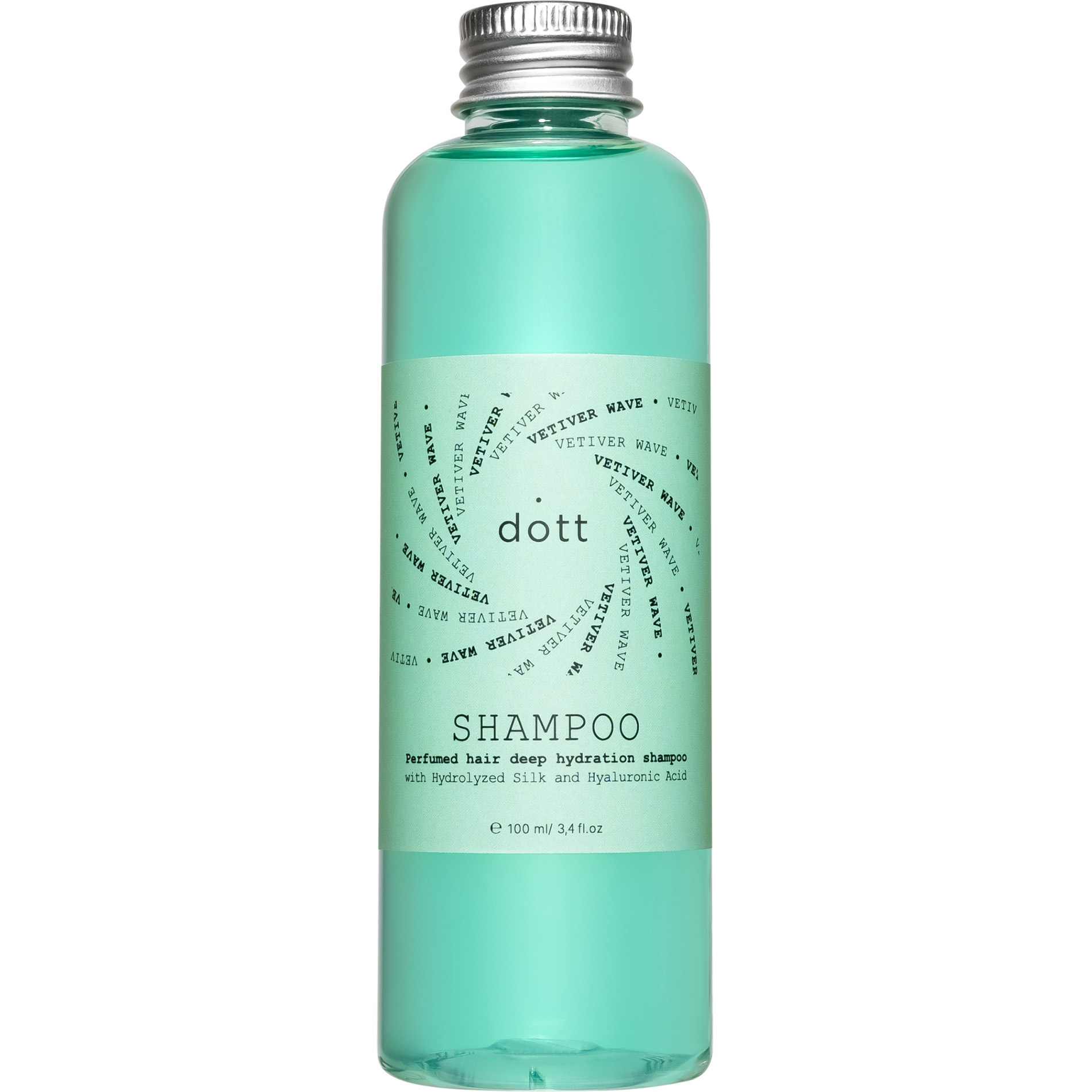 Парфюмированный шампунь Dott Sport Siz для глубокого увлажнения волос с гидролизованным шелком и гиалуроновой кислотой 100 мл - фото 1