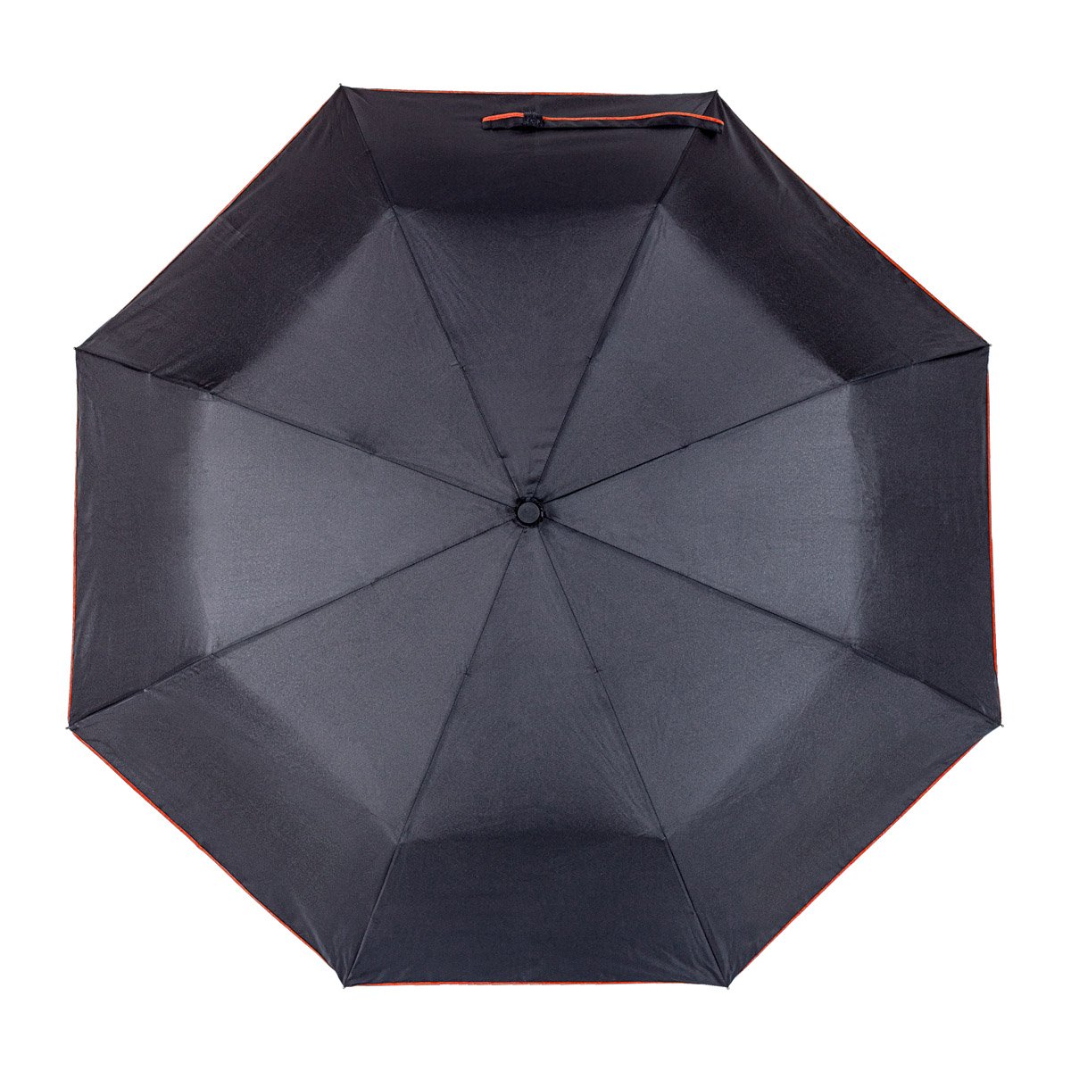 Зонт полуавтоматический Bergamo Sky, черный с красным (7040005) - фото 3