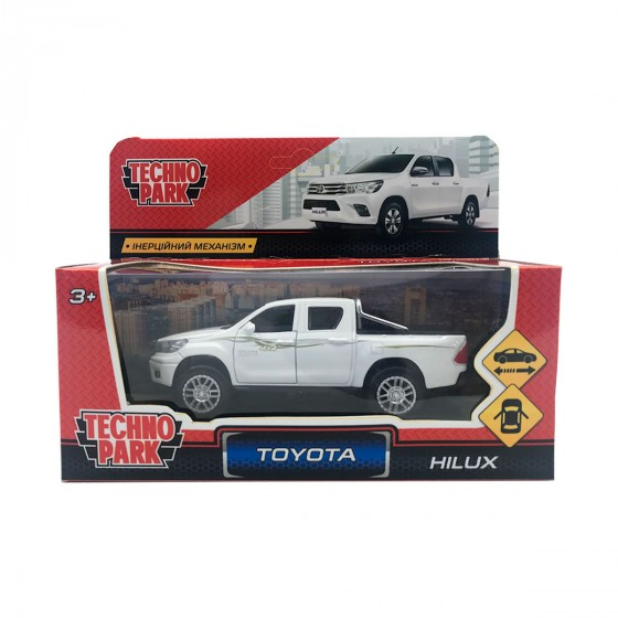 Автомодель Technopark Toyota Hilux, белый (FY6118-WT) - фото 4