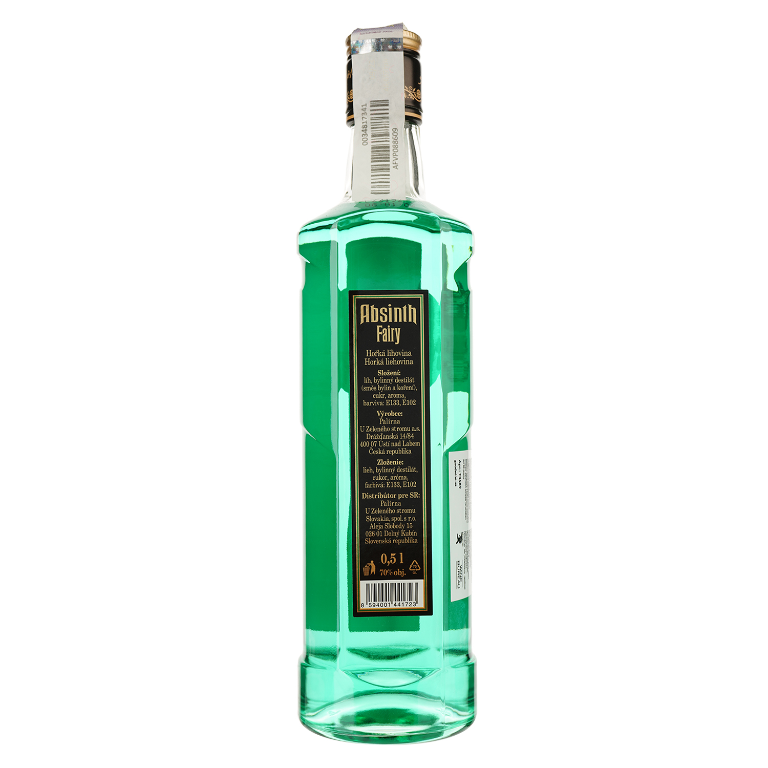 Абсент Green Tree Green Tree Absinth Fairy 70% 0.5 л - фото 2