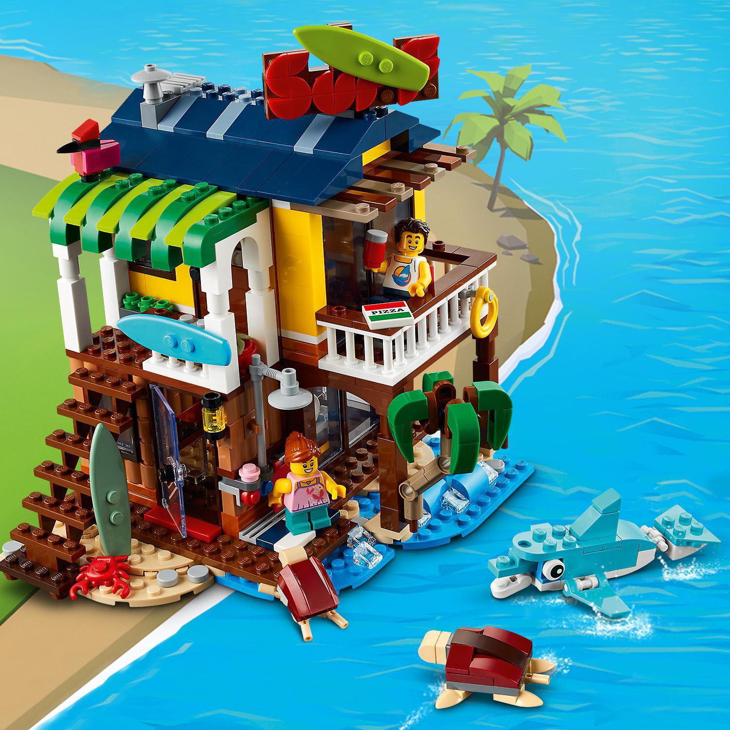 Конструктор LEGO Creator Пляжний будиночок серферів, 564 деталі (31118) - фото 8