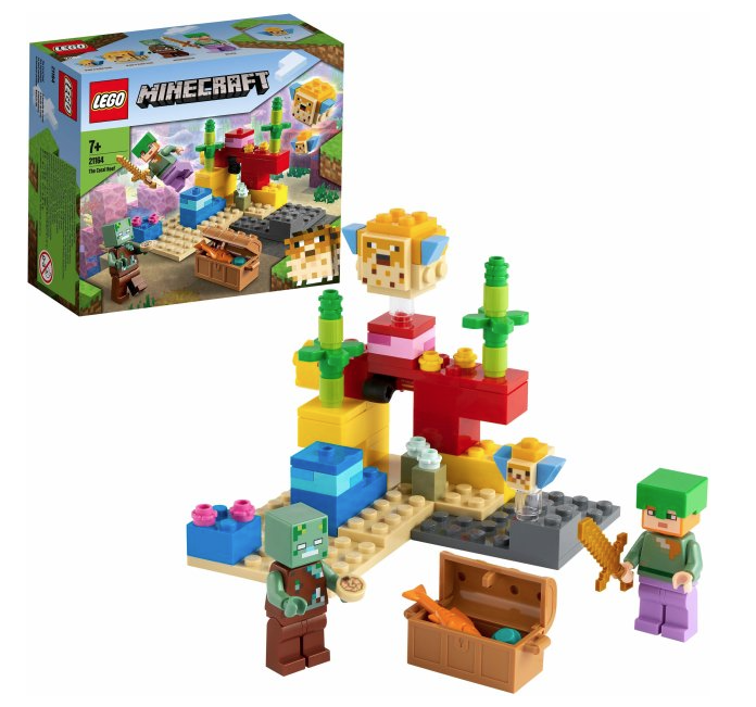 Конструктор LEGO Minecraft Кораловий риф, 92 деталі (21164) - фото 10