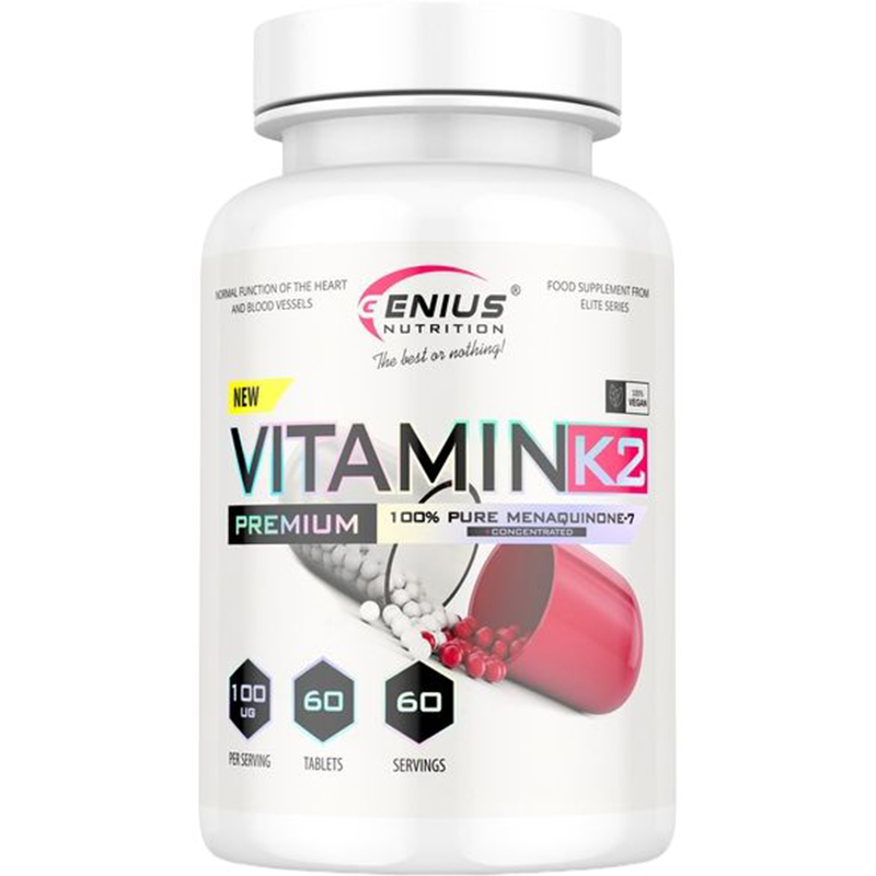 Вітамін Genius Nutrition Vitamin K2 60 таблеток - фото 1