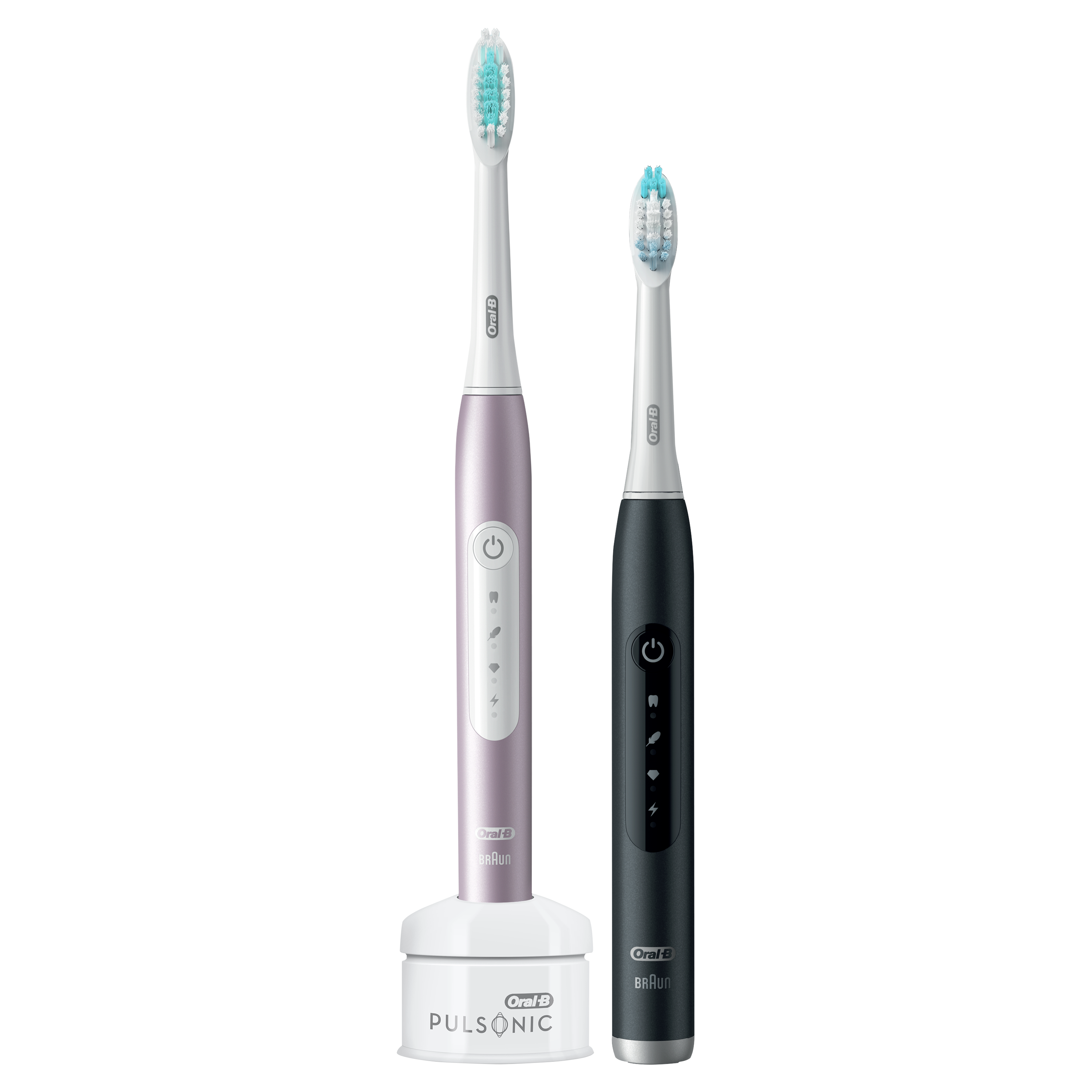 Електрична зубна щітка Oral-B Pulsonic Slim Luxe 4900 S411.526.3H типу 3717, 2 шт. - фото 2