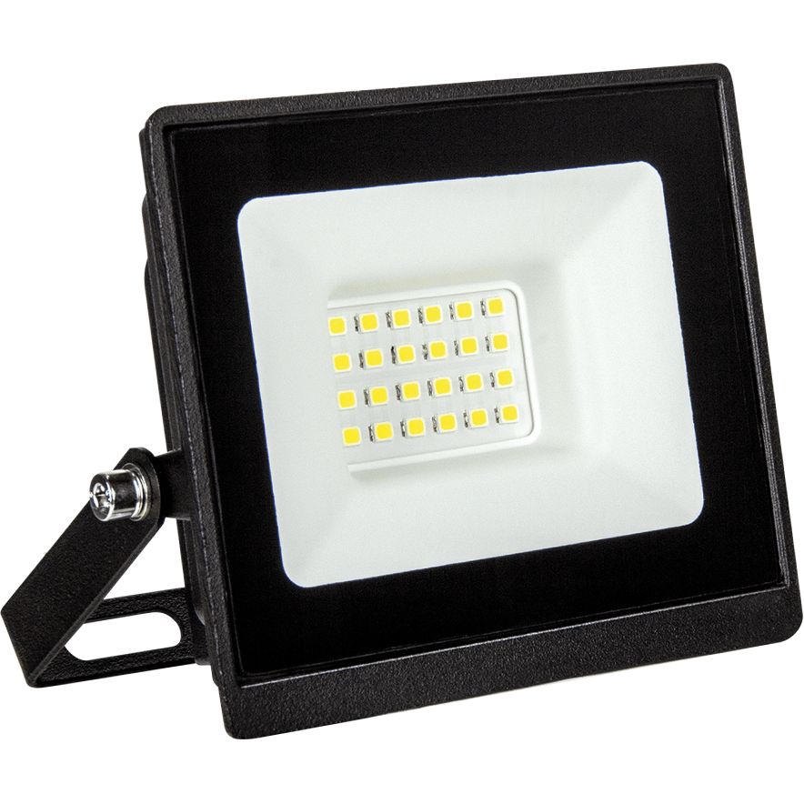 Прожектор Eurolamp LED с радиатором черный (LED-FL-20(B)) - фото 1