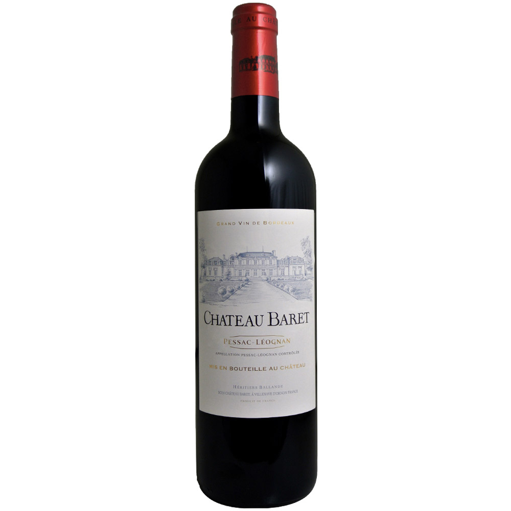 Вино Chateau Baret AOC 2015 красное сухое 0.75 л - фото 1
