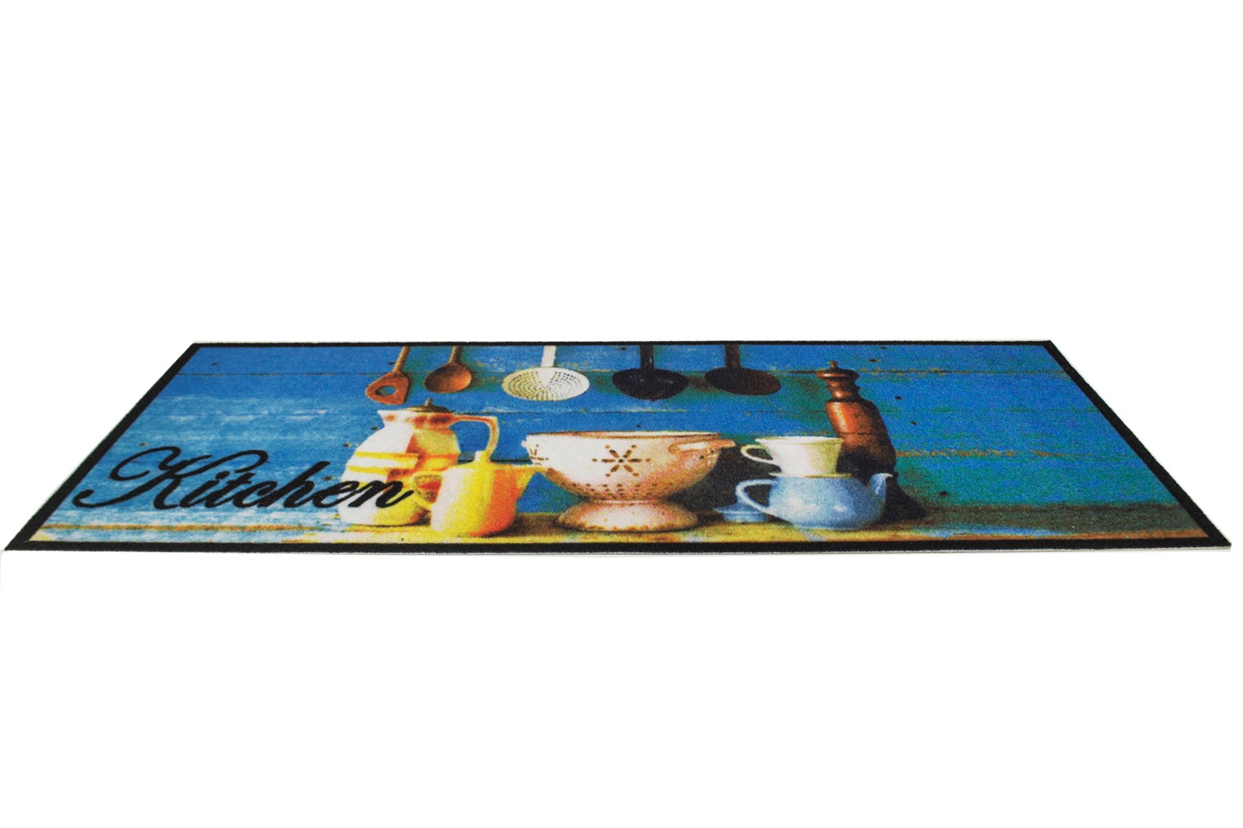Коврик для кухни IzziHome Cooky Kitchenware, 125х50 см, голубой (2200000541963) - фото 4