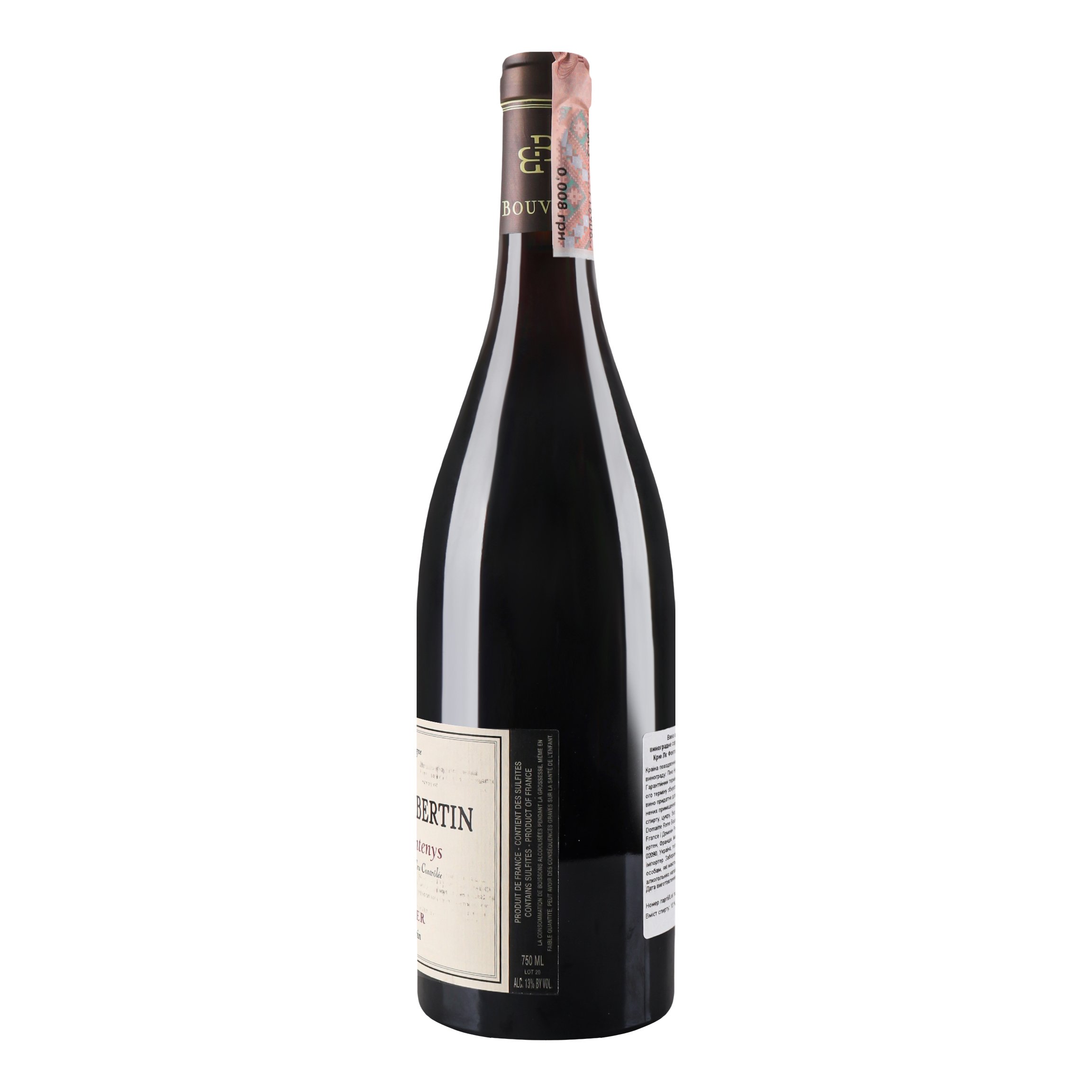 Вино Domaine Rene Bouvier Gevrey-Chambertin 1er cru Les Fontenys 2017 АОС/AOP, 13%, 0,75 л (804554) - фото 4