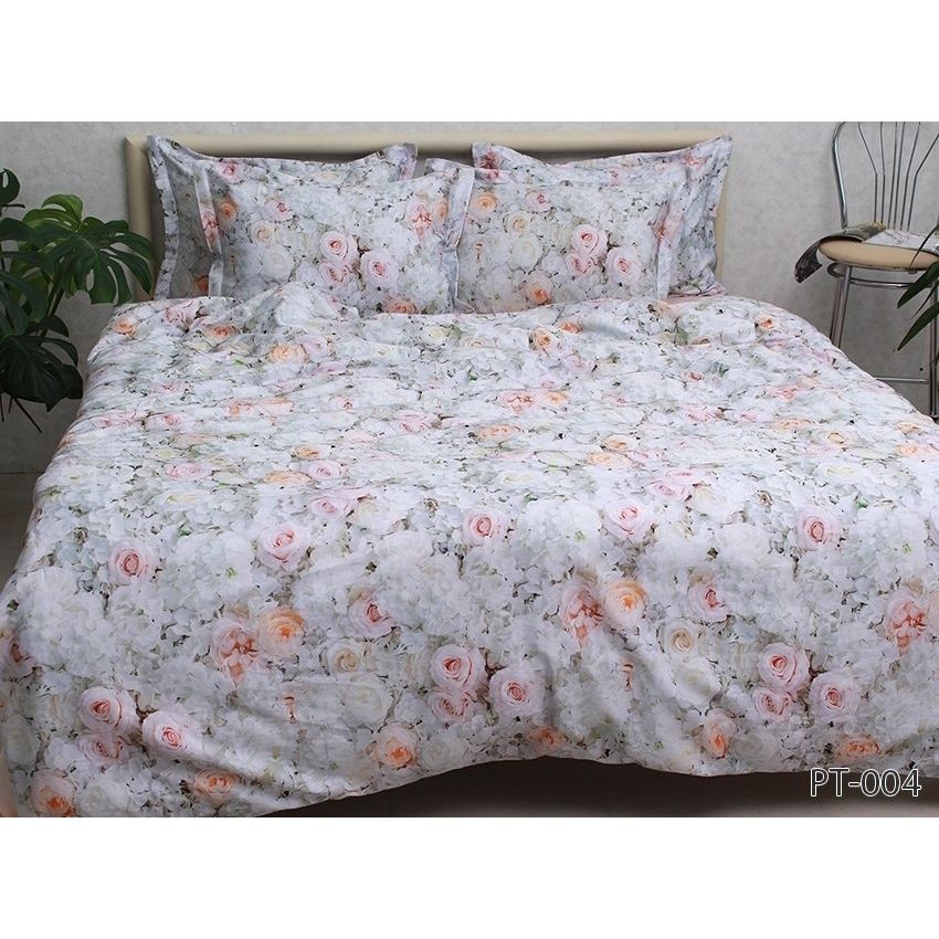 Комплект постільної білизни TAG Tekstil з компаньйоном 1.5-спальний Різнокольоровий 000240951 (PT-004) - фото 1