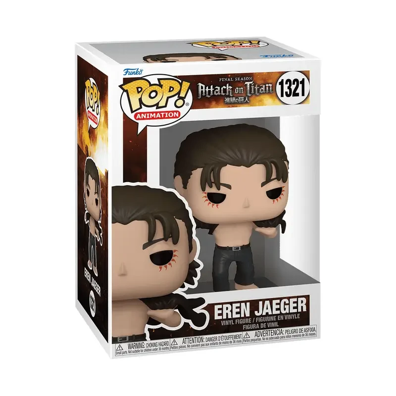 Фігурка Funko Pop Фанко Поп Ерен Йегер Eren Jaeger Атака титанів Attack on Titan 10 см AT EJ 1321 - фото 3