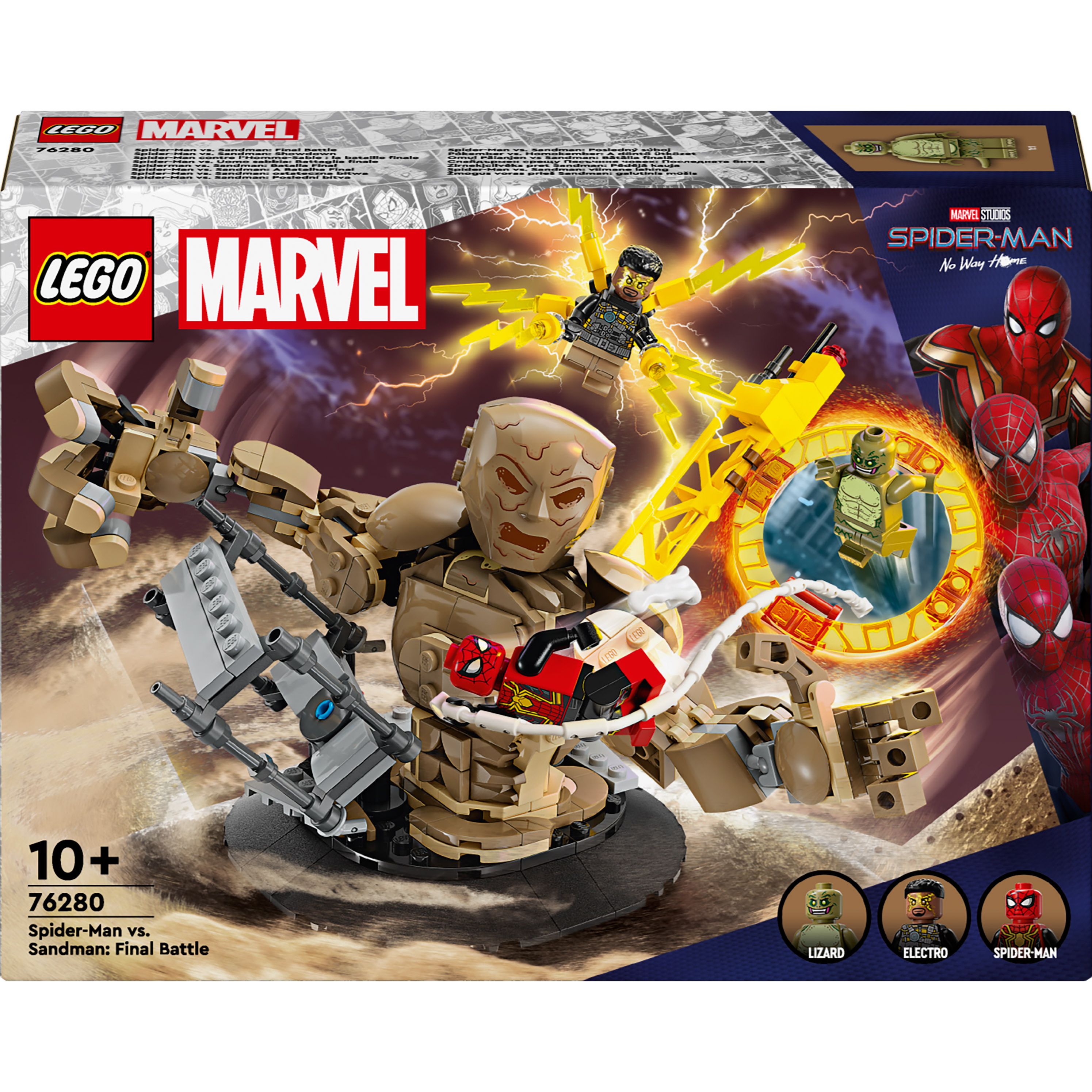 Конструктор LEGO Super Heroes Человек-паук vs. Песчаный человек: Решающая битва 347 детали (76280) - фото 1