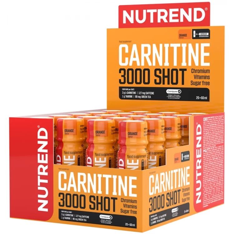 Л-Карнитин с кофеином и таурином Nutrend Carnitine 3000 ананас 60 мл - фото 2