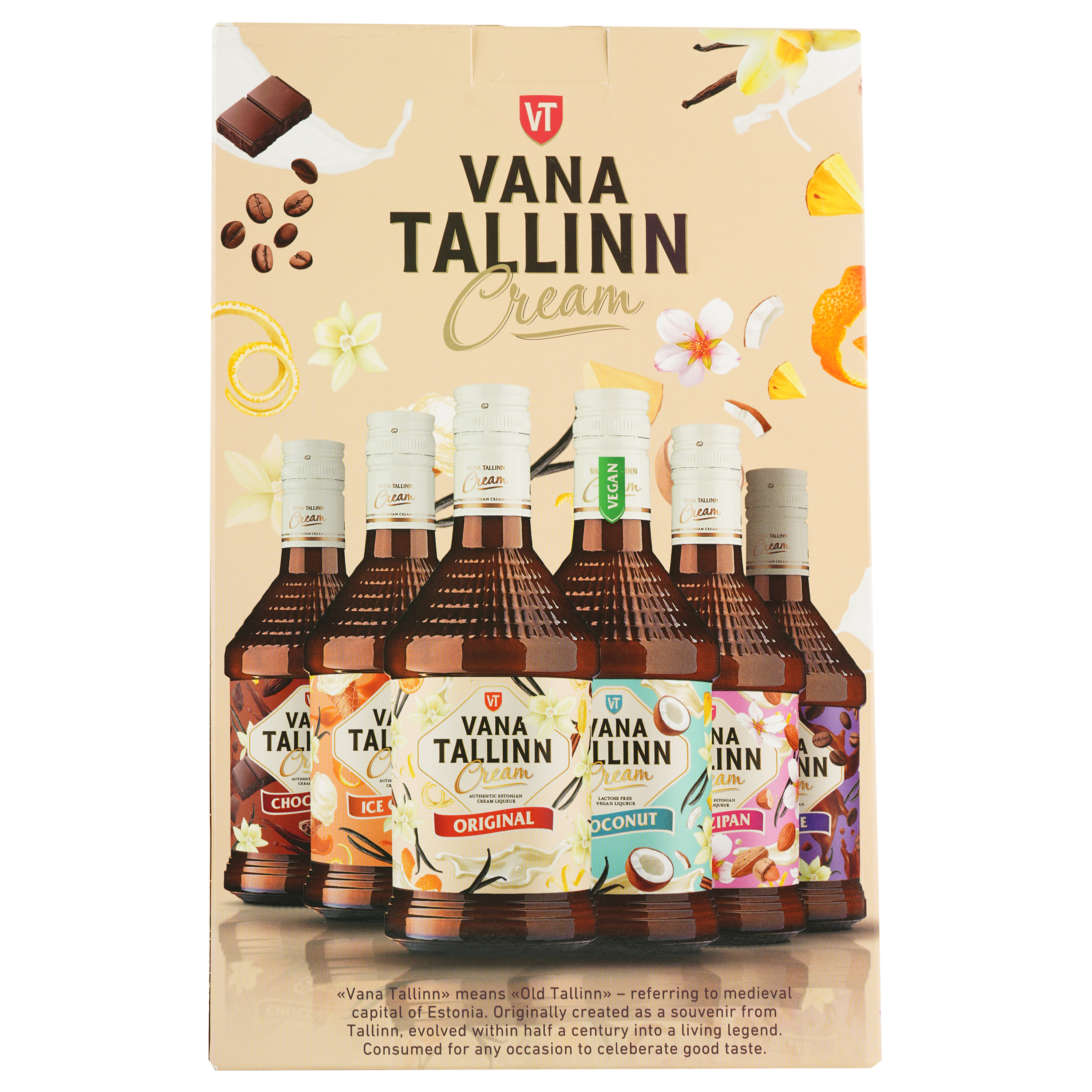 Набір лікерів Vana Tallinn: Лікер Vana Tallinn Coconut, 16%, 0,5 л + Лікер Vana Tallinn Marcipan, 16%, 0,5 л - фото 6